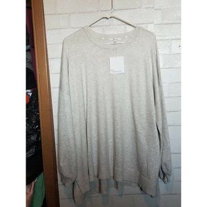 NWT 89th & Madison Women's Plus Sz 2X Grey  Sweater